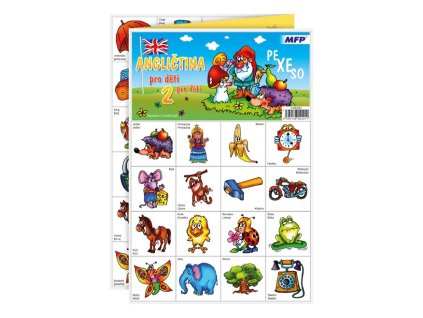 Pexeso 3xA4 Angličtina pre deti