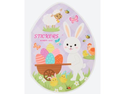 Veľkončná kniha samolepiek/10listov