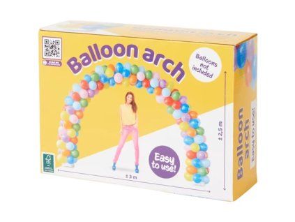 Balonový oblúk 2,5x3m bez balonov