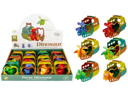 Dinosaurus v prepravke 9x9cm