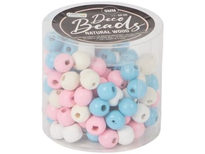 Drevené koráliky Craft sens.