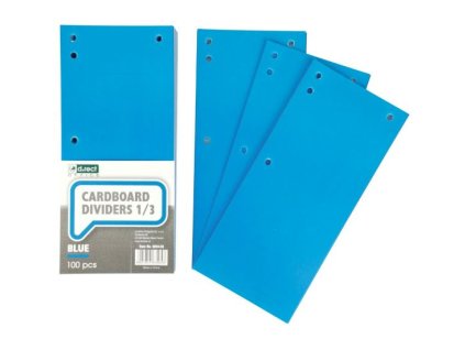 Rozraďovač modrý 1/3/100ks D.Rect