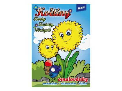 Omaľovánky A5 Kvety MFP
