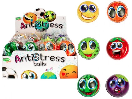 Loptička antistresová 7cm mix