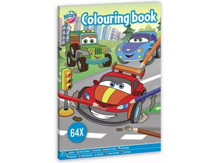 Omaľovánka Autá A4 64 strán