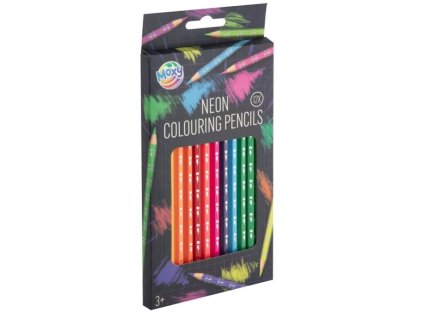 Neónové pastelky 12 ks