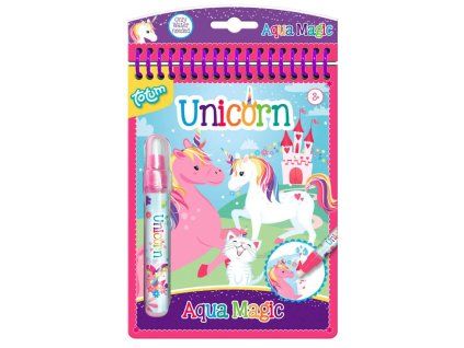 Maľovanie vodou Jednorožec