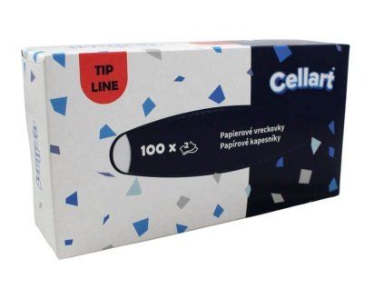 Kozmetické utierky CELLART,2-vst.100% celulóza 100ks