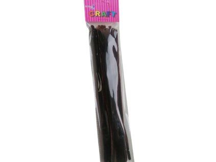 Ženilkové drôtiky 30cm/25ks hnedé