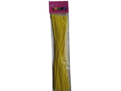 Ženilkové drôtiky 30cm/25ks žlté