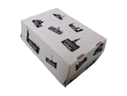 Krabica na Hamburger delená