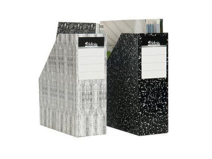 Kartónový zakladač 9cm Textil