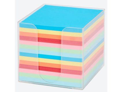 Memo kocka 90x90mm v stojane mix farieb