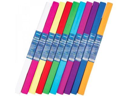 Krepový papier 10mix 50x200cm Centrum  17g/m2 /polybag