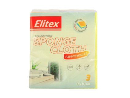 Špongiová utierka Elitex /3 ks