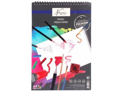 Blok s tvrdými papiermi A4/300g 20 listov Grafix
