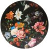 Nástenná dekorácia okrúhla Kvety 55cm