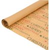 Baliaci papier Kraft 200x70cm s fóliovou potlačou Vianoce