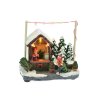 Vianočný domček LED 344043