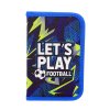 Peračník 1-zipsový plný 27-dielny 2-klopy LET´S PLAY FOOTBAL