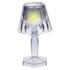 Malá lampa 12cm s diamantovým efektom LED dekoratívna lampa na batérie