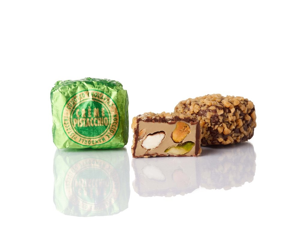 Dárkový sáček pralinek Venchi Chococaviar Pistácie