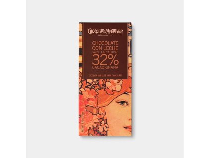 Amatller mléčná čokoláda 32 % s vanilkou 70g