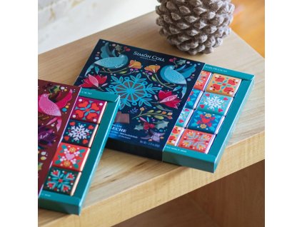 Simón Coll Dárkový box mléčných čokolád 60g