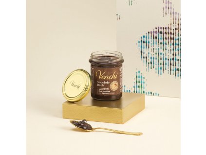 Venchi krém Nocciole Dark z extra tmavé čokolády a lískových oříšků 200 g