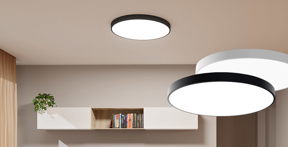 Mono Slim. Kruhové stropní svítidlo pro montáž do interiéru. Světelný zdroj - SMD LED. K dispozici je ve 3 různých velikostech, s přímým vyzařováním a rozptýleným světlem. Svítidlo je vyrobeno z kovu, opálový difuzor je z PMMA.