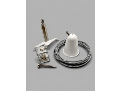 A. LED2 PRO TRACK PRO EZ0448 W WIRE SUSPENSION EZCLICK WHITE 3M