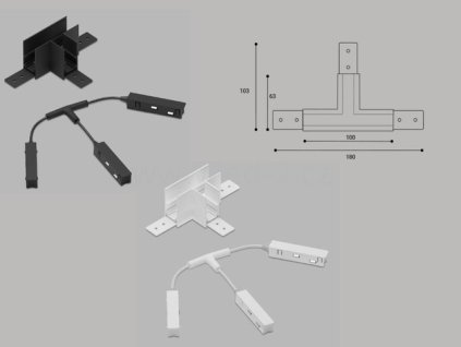 MAG T CONNECTOR DALI
