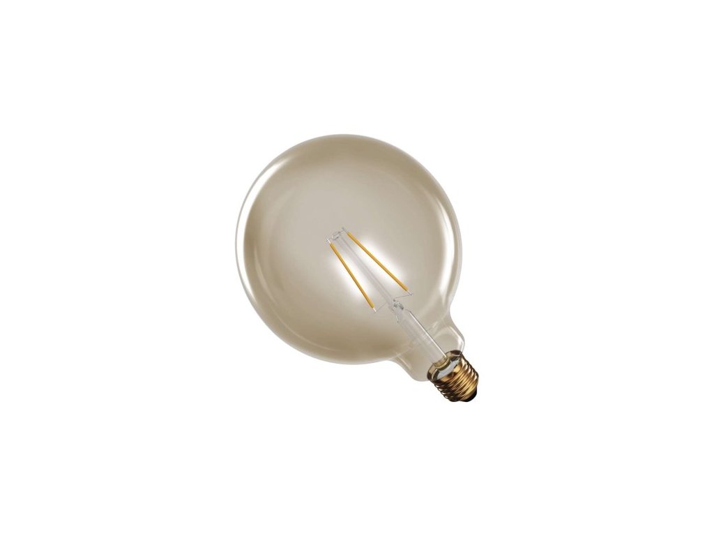 LED žárovka Vintage G125 / E27 / 4,5 W (40 W) / 420 lm / teplá bílá