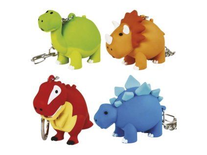 LED klíčenka – dinosauři se zvukem