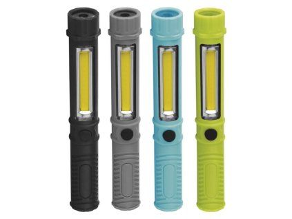 COB LED + LED ruční svítilna P3897, 230 lm, 3× AAA