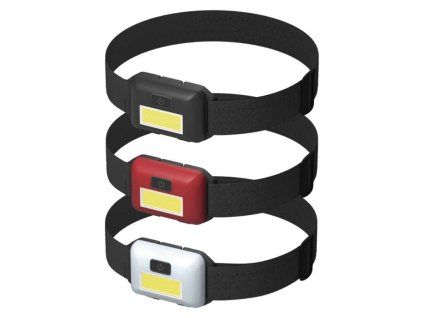 COB LED čelovka P3538, 110 lm, 3× AAA
