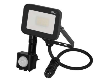 LED reflektor INOVO s pohybovým čidlem, 10W, antracit, neutrální bílá