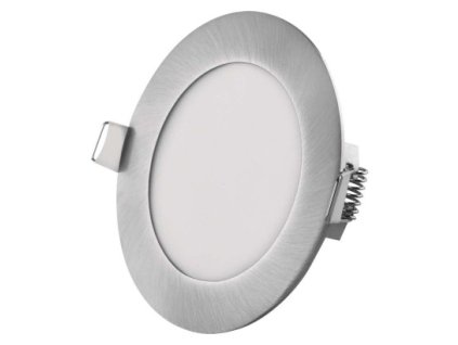 LED vestavné svítidlo NEXXO, kruhové, stříbrné, 7W, se změnou CCT