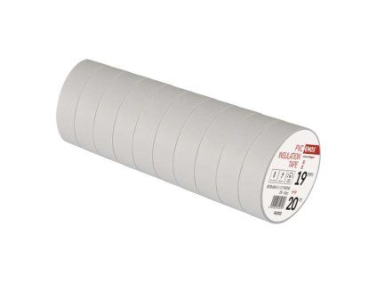 Izolační páska PVC 19mm / 20m bílá