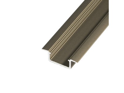 LED profil V5B - vestavný bronzový (Varianta Profil bez krytu 1m)