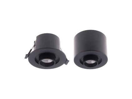 CCT LED bodové svítidlo ALIMO 6W černé