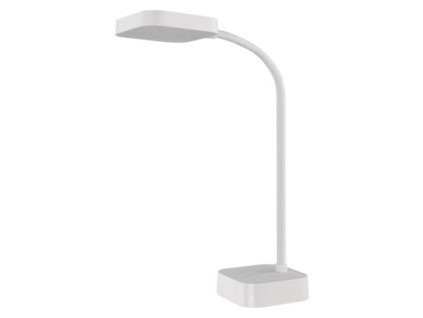 LED stolní lampa EMILY, nabíjecí, bílá