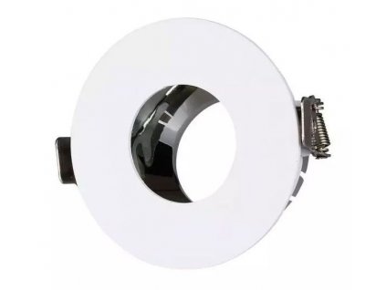 Bílý podhledový rámeček s chromovým vnitřkem výklopný