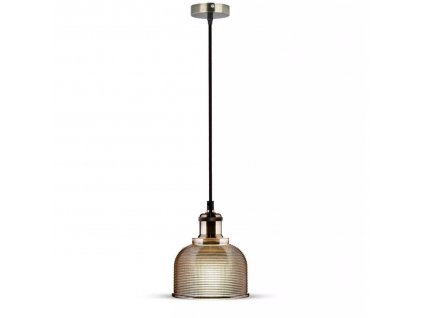 Skleněný Amber lustr pro žárovku E27 Ø145mm