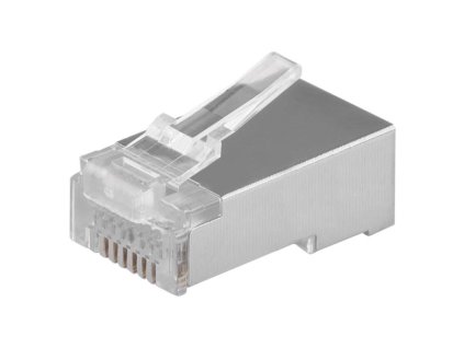 Konektor RJ45 pro FTP kabel (drát) CAT5E, balení 20ks