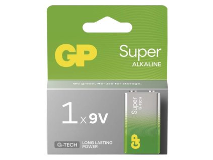 Alkalická baterie GP Super 9V (6LR61), 1 ks