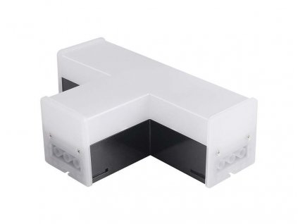 Černý T konektor pro LED lineární svítidlo