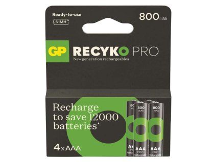 Nabíjecí baterie GP ReCyko Pro Professional AAA (HR03), 4 ks