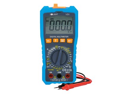 Solight multimetr, max AC 750V/10A, max. DC 1000V/10A, odpor, kapacita, frekvence, NCV