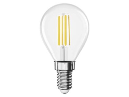 LED žárovka Filament Mini Globe A CLASS/ E14 / 3,8 W (60 W) / 806 lm / neutrální bílá